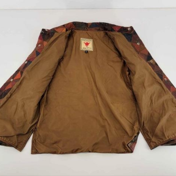 Gordon & Ferguson Co. Field and Stream leather patchwork vintage jacket - Picture 11 of 14